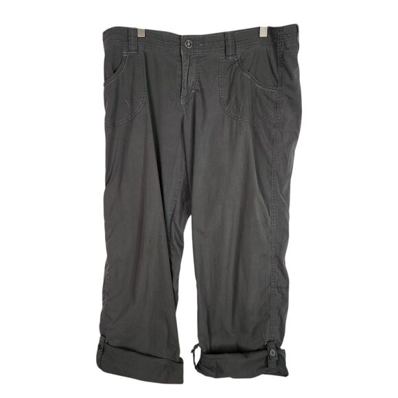 KUHL Pants Womens 14 Regular Green Convertible Hiking Roll Up Capris Pants - Picture 3 of 12